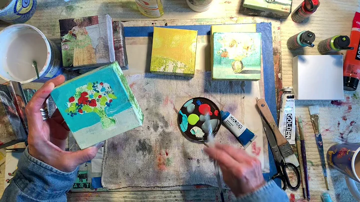 Citrosolv Paper + Gelli Paper + Canvas TAKE 2