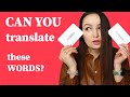 Russian to English | Can you translate these Russian words?