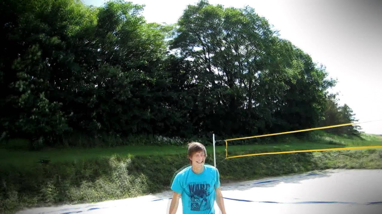 Double back on grass