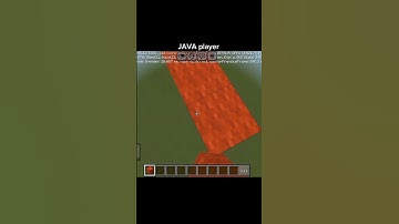 Minecraft Java vs bedrock #speed bridge #minecraft #shorts #shortsfeed #viralshorts