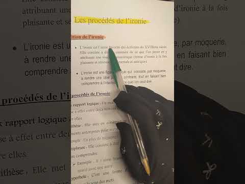 #2bac et bac libre# les procédés de l' ironie# أساليب السخرية #candide ou l' optimisme#كانديد