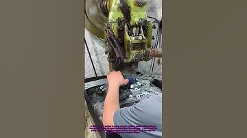 Punch Press Making Metal Washers: Fast & Uniform! #MetalFab #WorkshopHacks #ManufacturingTips