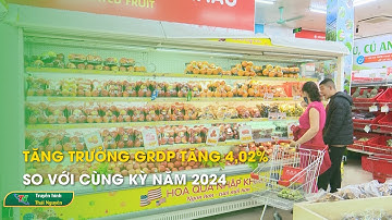 Tăng trưởng GRDP tăng 4,02% so với cùng kỳ năm 2024 | Thái Nguyên TV