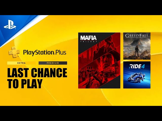 PlayStation Game Size on X: 🚨 PS Plus Extra/Premium Last Chance to Play -  10 Titles - August 15 🟦 #PSPlus  / X