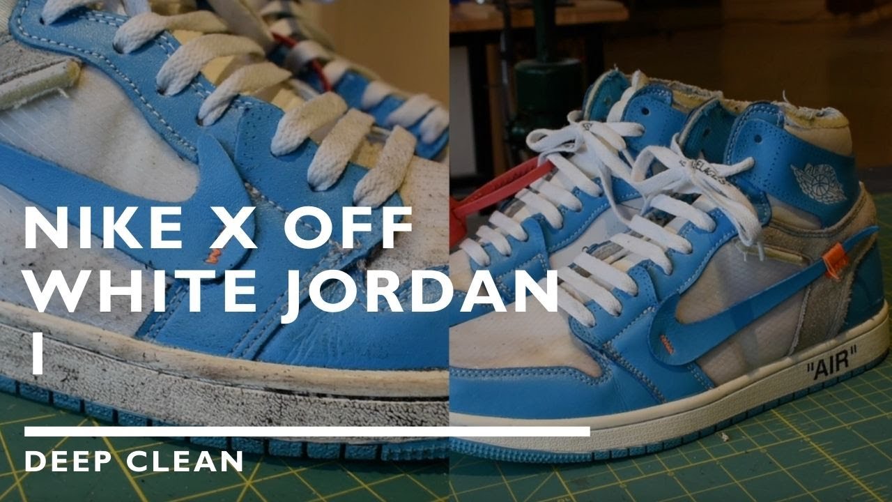 how to clean jordan 1 off white