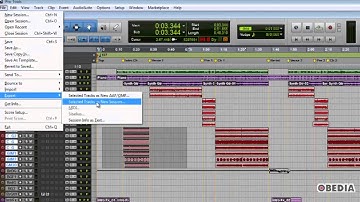 Pro Tools - How to export tracks as a new session in Pro Tools 11