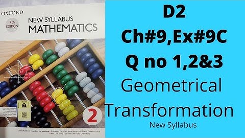 Oxford Mathematics 2, D2, NSM, Chapter no 9, Ex no 9C, Q no 1,2&3,IGCSE, O levels,8th grade.