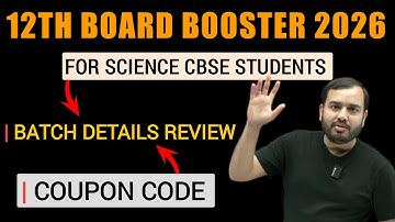 Board Booster Class 12 CBSE Physics Wallah Batch Detailed Review।PW coupon code Board Booster 2026।