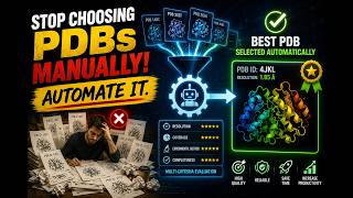 Stop Choosing PDBs Manually! Automate It || How to automatically choose the Best PDB for ur Protein