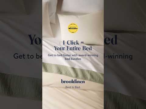 Brooklinen YouTube ad: Bundles Content
