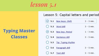 Typing Master Software Lesson 5 Exercise 1 | Learn English Typing by Typing Master Software screenshot 5
