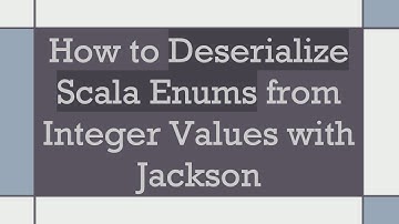 How to Deserialize Scala Enums from Integer Values with Jackson