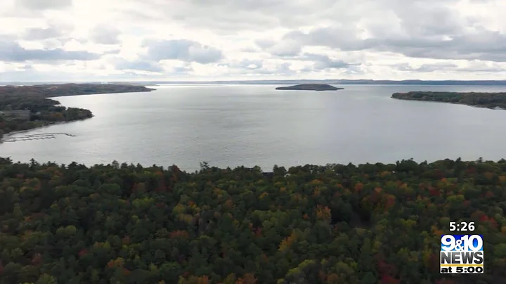 Drone Sights and Sounds of Northern Michigan: Fall Color Views Over Pyatt Lake