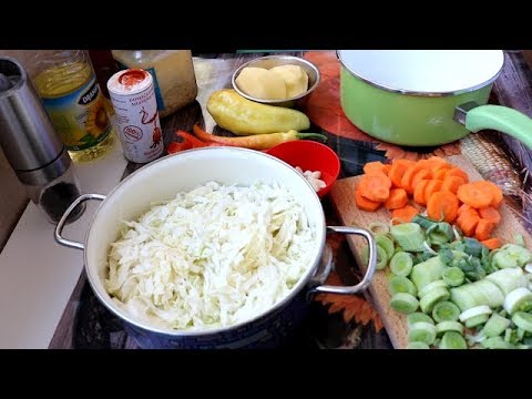 Video: Posna Jela: Gruzijski Kupus, Supa Od Gljiva, Voće U Slatkom Sirupu