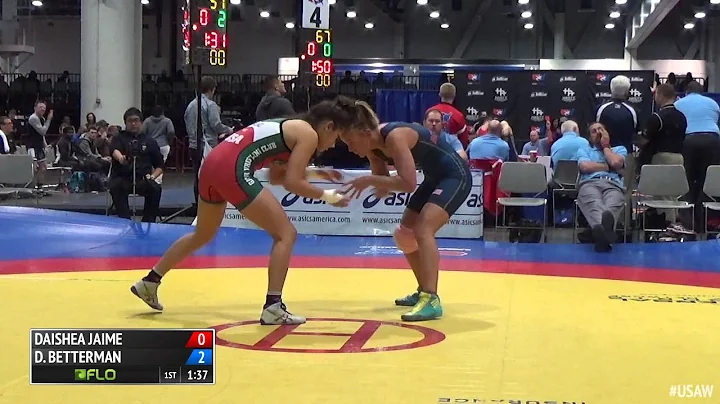 53 Round of 16 - Daishea Jaime, OKCU vs Deanna Bet...