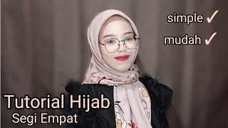 Tutorial Hijab Segi Empat Simple