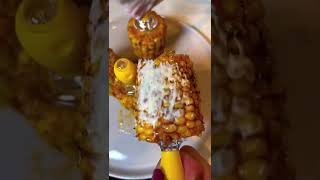 Corn.Sauce.Butter.cotija.Cheese.tajin.cilantro🎃🌽