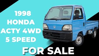 1998 Honda Acty SDX HA4 4WD 5 Speed AC Walk-Around & Start UP *SOLD*