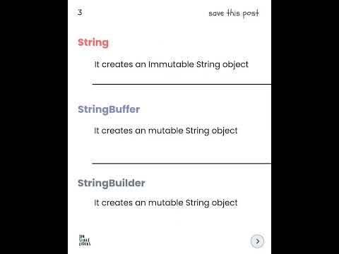 #57 Core Java - String Vs StringBuffer vs StringBuilder - YouTube