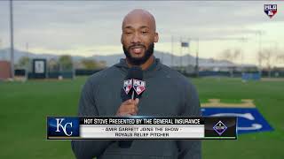 Amir Garrett on Teammate Aroldis Chapman, Environment at Royals Camp
