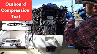 1998 Johnson 200HP Outboard Compression Test!