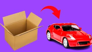 How To Make Cardboard Car Dc Moter Toy Car