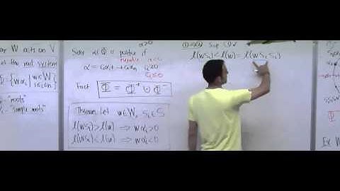 Lecture 20 . Coxeter Groups (Federico Ardila)