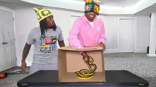 Kai Cenat & 21 Savage What's In The Box Challenge!