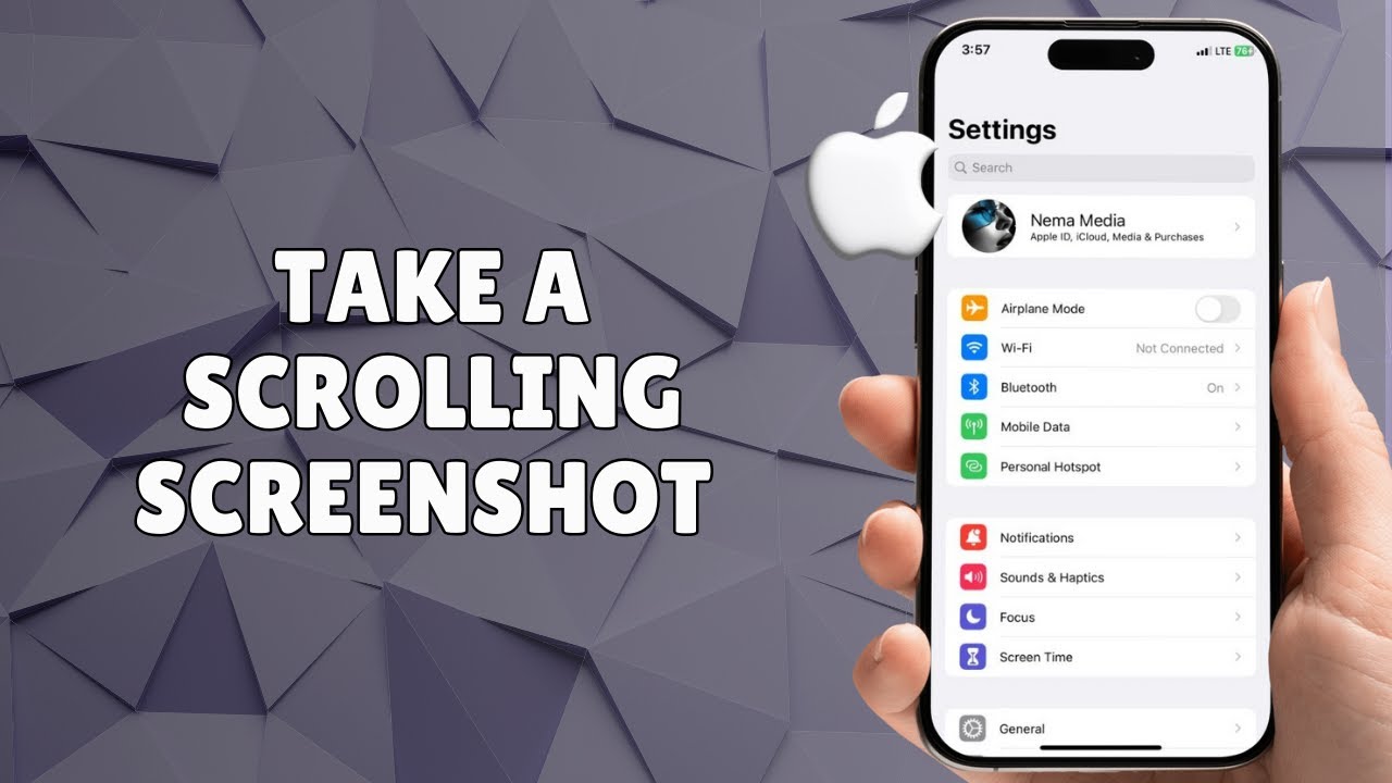 How to Take a Scrolling Screenshot on iPhone - YouTube