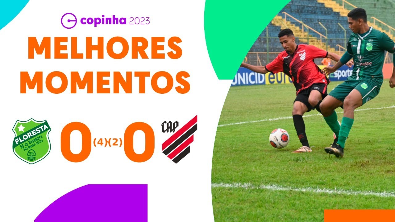 FLORESTA-CE 0(4) X (2)0 ATHLETICO-PR | MELHORES MOMENTOS | OITAVAS DE FINAL | COPINHA 2023