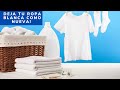 CÓMO BLANQUEAR LA ROPA BLANCA CON SOLO TRES INGREDIENTES!🪣🧼