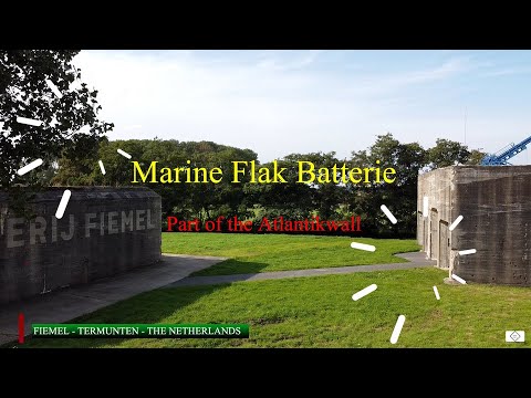 ATLANTIC WALL BUNKERS, from the 2nd World War in FIEMEL - Groningen -The Netherlands