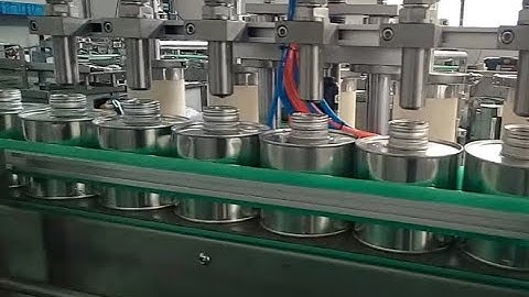 PVC glue filling and capping machine