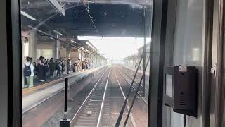 JR西日本京都線茨木から新大阪間前面展望