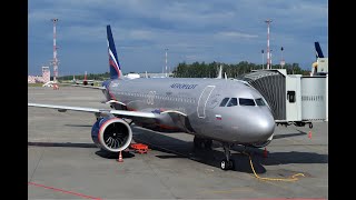 Взлет из Пулково A320neo Аэрофлот