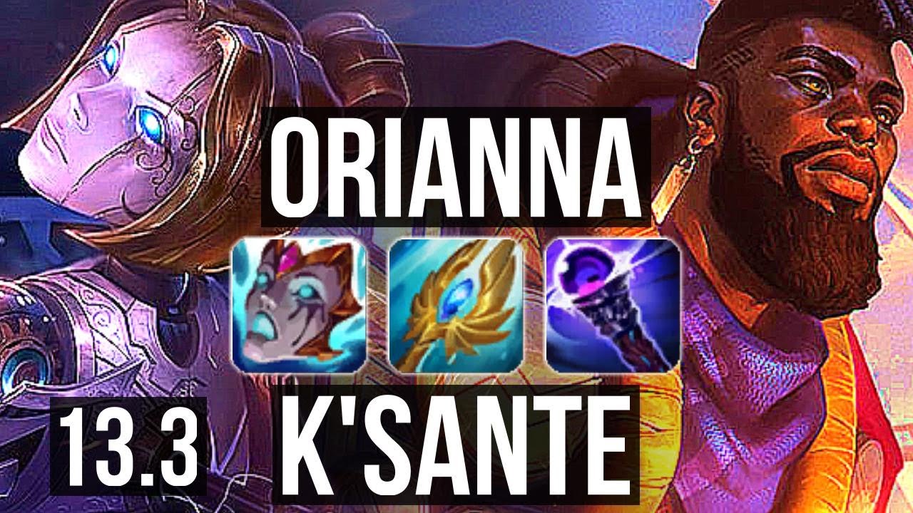 ORI vs K'SANTE (MID) | 14/1/16, Rank 5 Ori, Legendary | KR Challenger | 13.3