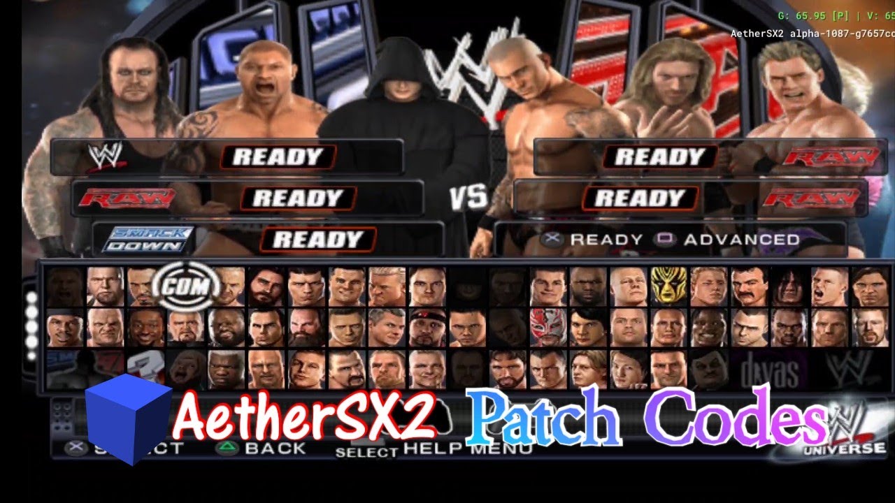 AetherSX2 WWE SmackDown vs. Raw 2011 + Settings & Patch Codes - YouTube