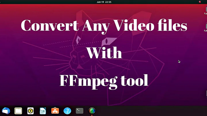 Convert video files with FFmpeg tool in Terminal |Ubuntu 20.04 |Any format to Any formal|webm to Mp4