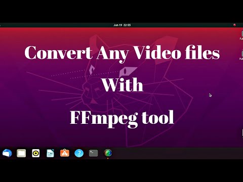 Convert video files with FFmpeg tool in Terminal |Ubuntu 20.04 |Any format to Any formal|webm to Mp4