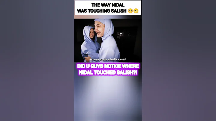The WAY Nidal Wonder was TOUCHING Salish Matter?😳 #nalish #shorts #love #trending #funny #shortvideo