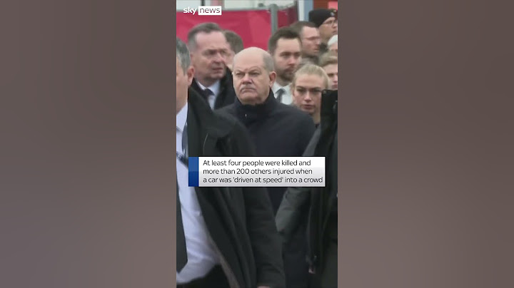 Scholz visits scene of Magdeburg attack