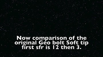 Geo 3 Iv Core Comparison with Original bolt and more!!!!!