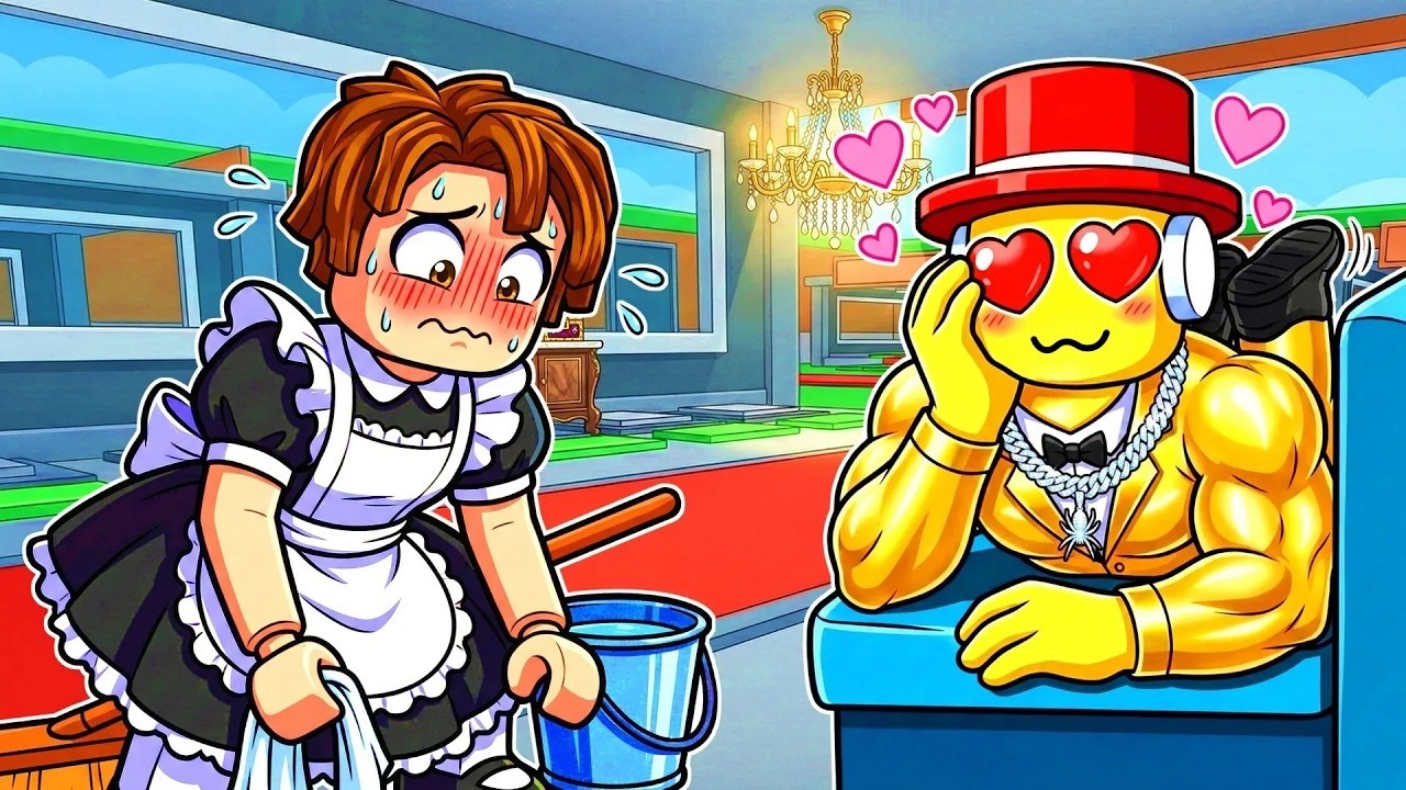 Я СТАЛ ГОРНИЧНОЙ, ЧТОБЫ ПОЛУЧИТЬ СЕКРЕТНЫЕ BRAINROTS! 👗🧠🔐