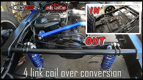 4 LINK COIL OVER SETUP ON NBS SINGLE CAB - SUPER CLEAN CONVERSION #TCDMOB