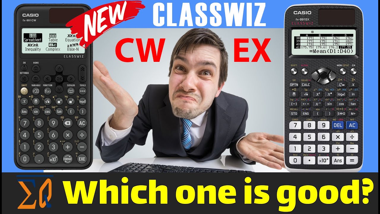 The difference between Casio FX-991EX and Casio FX-991CW 