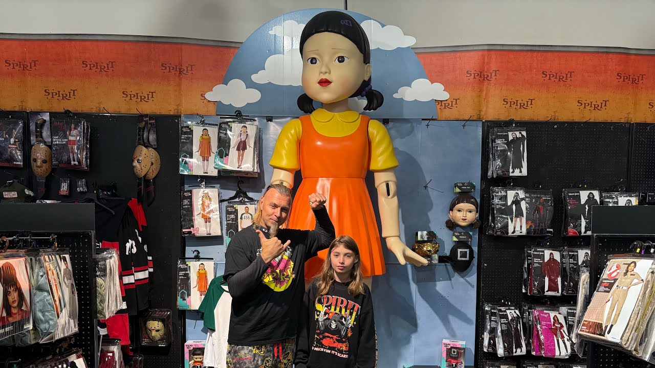 Taking Young Hee from Spirit Halloween HOME 