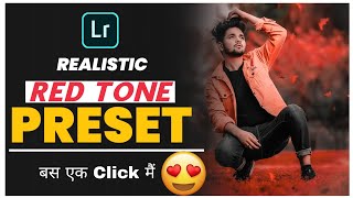 Photoshop On Smartphone 📱| Lightroom Mobile Red Tone Editing Preset Download | Free Lightroom Preset screenshot 5