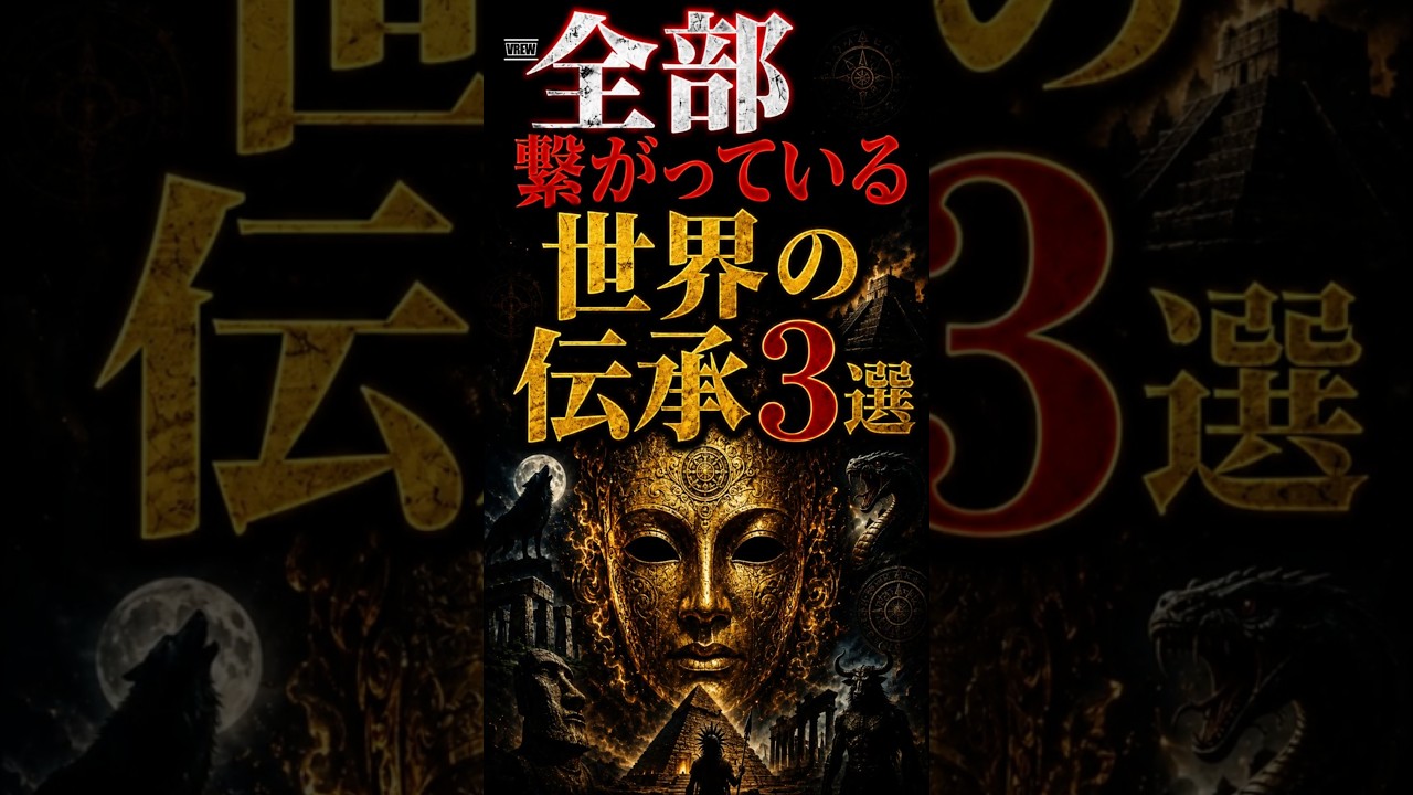 全部繋がってる世界の伝承3選 #都市伝説 #謎 #不思議 #雑学