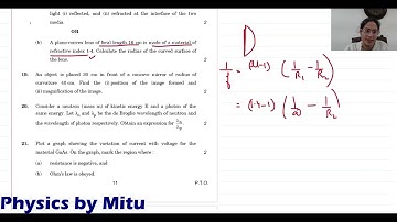 A plano-convex lens of focal length 16 cm is made of a material of refractive index 1.4.find radius