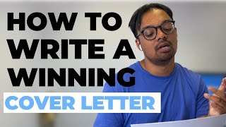 How To Write A Winning Cover Letter | Write an Amazing Cover Letter